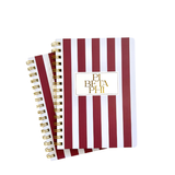 Pi Beta Phi Stripe Sorority Notebook