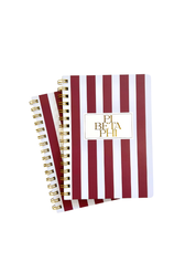 Pi Beta Phi Stripe Sorority Notebook