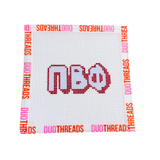 Pi Beta Phi Gamma Sorority Bubble Letter Needlepoint Canvas