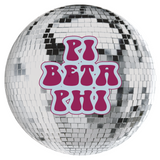 Pi Beta Phi Disco Sorority Button
