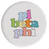 Pi Beta Phi Live In Color Sorority Button