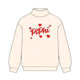 Pi Beta Phi Sweetie Sorority Mock Neck and Shorts
