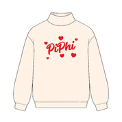 Pi Beta Phi Sweetie Sorority Mock Neck and Shorts