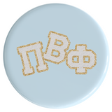 Pi Beta Phi Varsity Letter Sorority Button