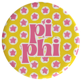 Pi Beta Phi Star Light Sorority Button