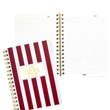 Pi Beta Phi Stripe Sorority Notebook