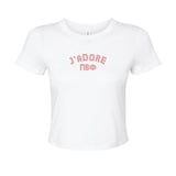 Pi Beta Phi J'Adore Sorority Baby Tee