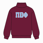 Classic Twill Sorority Embroidered Mock Neck