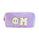 Chenille Sorority Cosmetic Bag