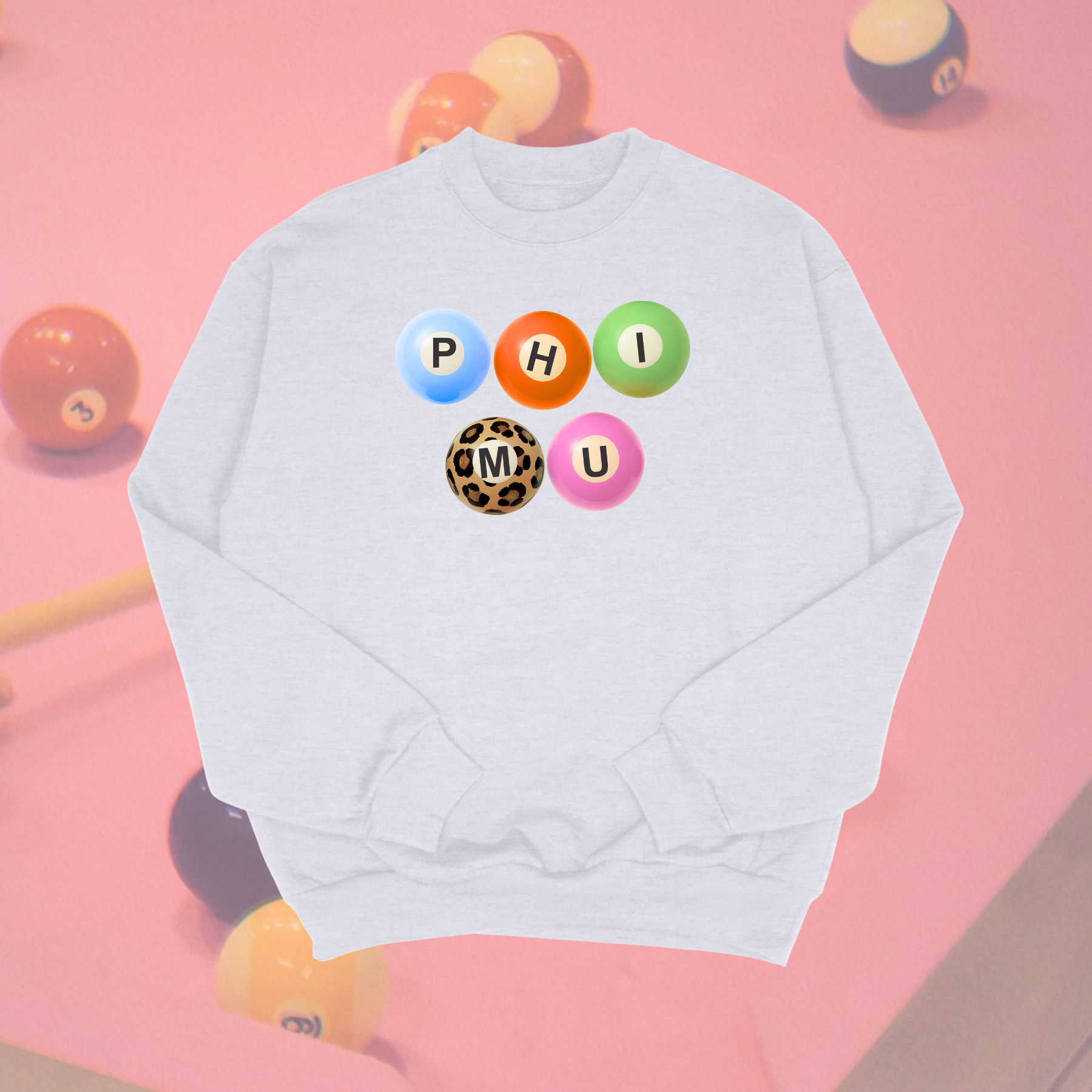 Phi Mu On Cue Sorority Sweatshirt