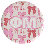 Phi Mu Coquette Sorority Button