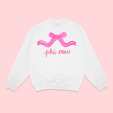 Phi Mu Coquette Crewneck