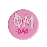 Classic Sorority Dad Gameday Button (Includes One)