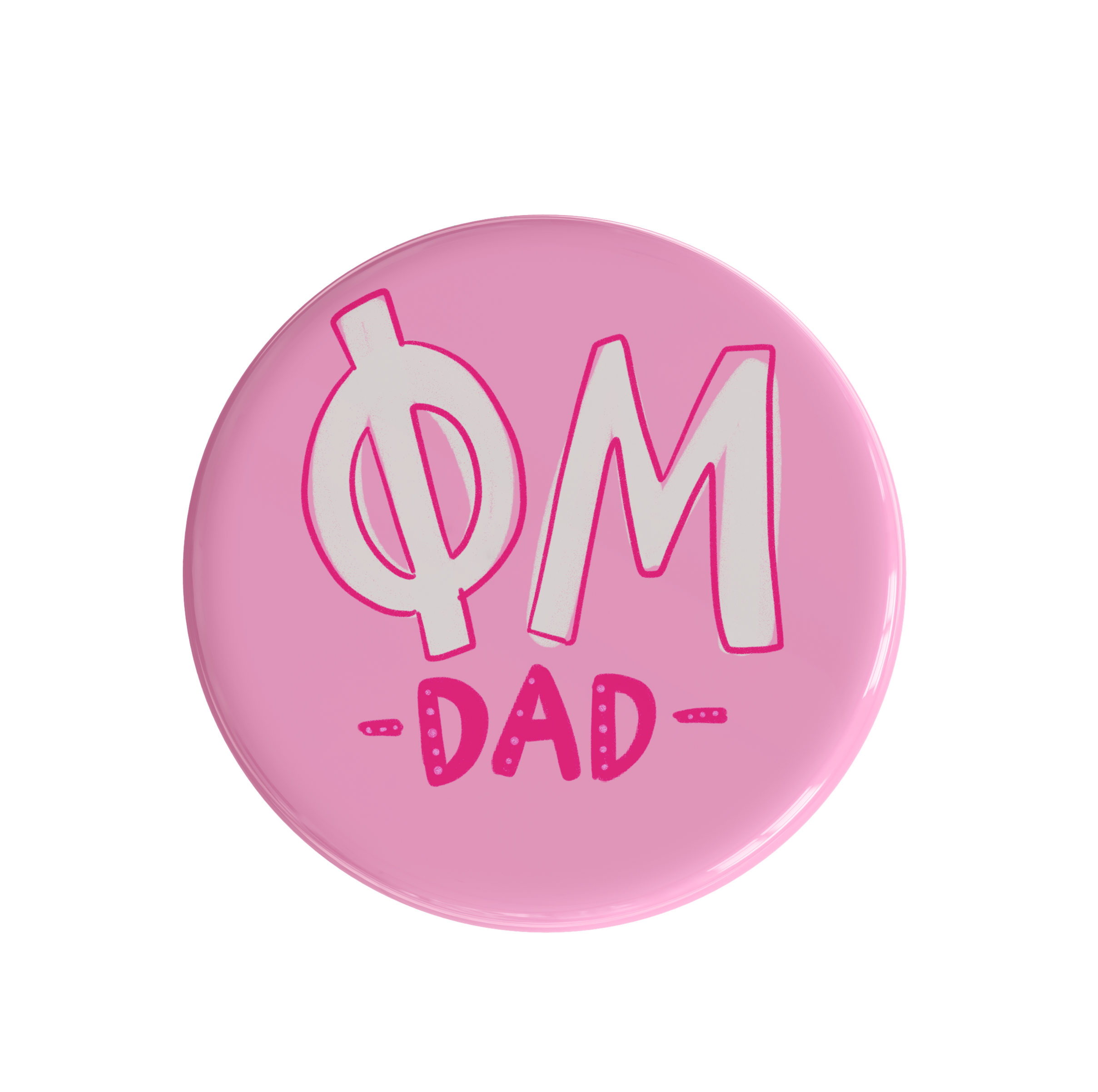 Classic Sorority Dad Gameday Button (Includes One)
