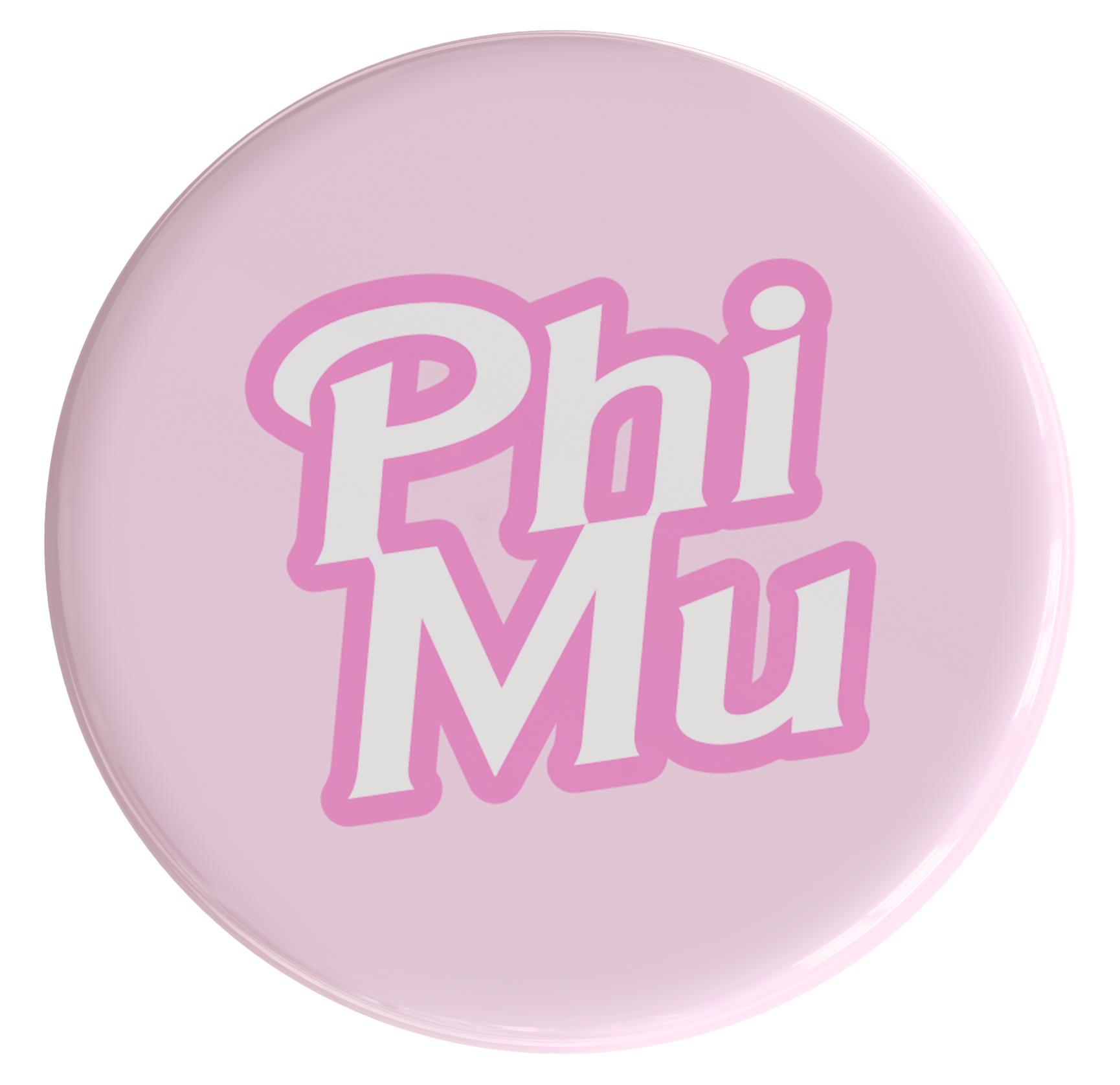 Phi Mu Dreamhouse Sorority Button