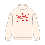 Phi Mu Sweetie Sorority Mock Neck and Shorts