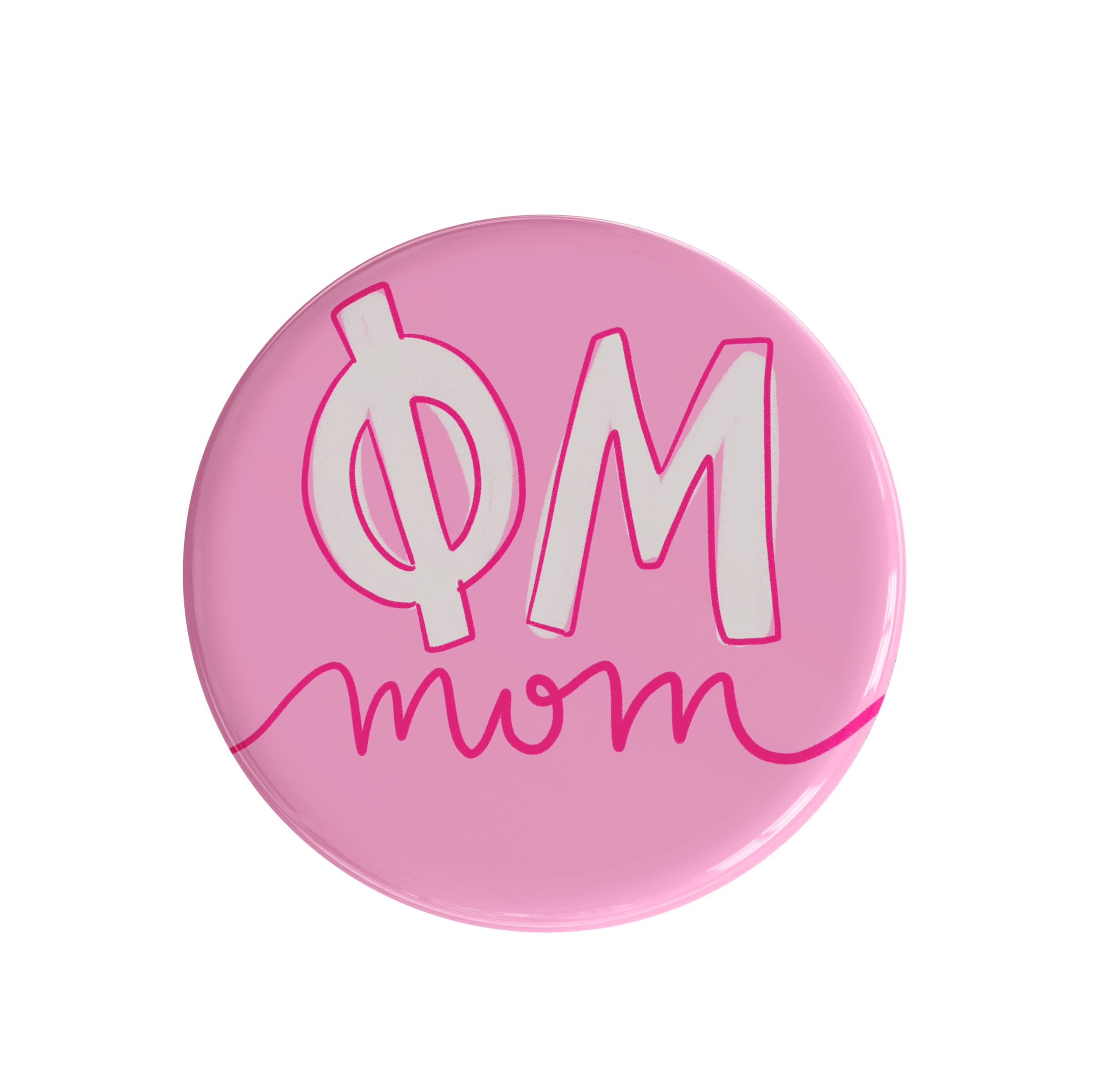 Classic Sorority Mom Gameday Button (Includes One)