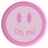 Phi Mu Smile Sorority Button