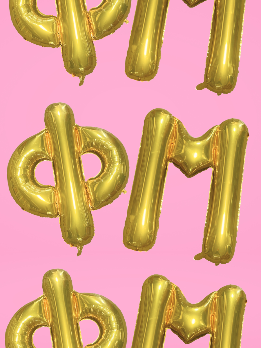Phi Mu Balloon Set