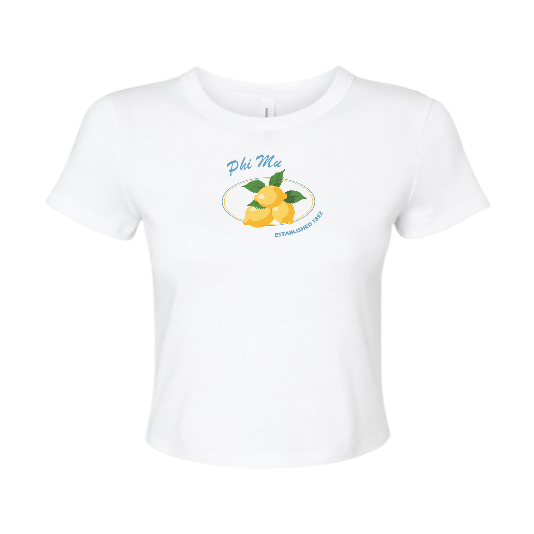 Phi Mu Sorority Main Squeeze Baby Tee