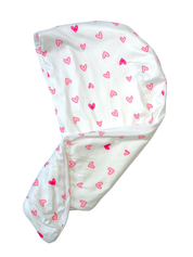 Phi Mu Love Letters Sorority Towel Hair Wrap