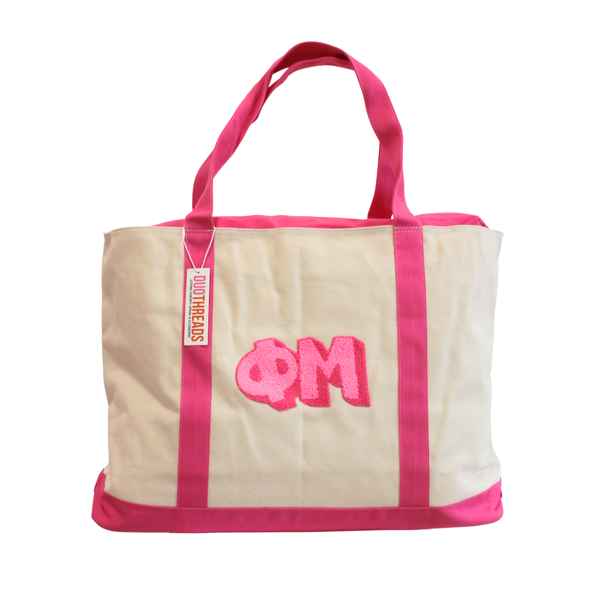 Phi Mu Chenille Weekender Sorority Tote