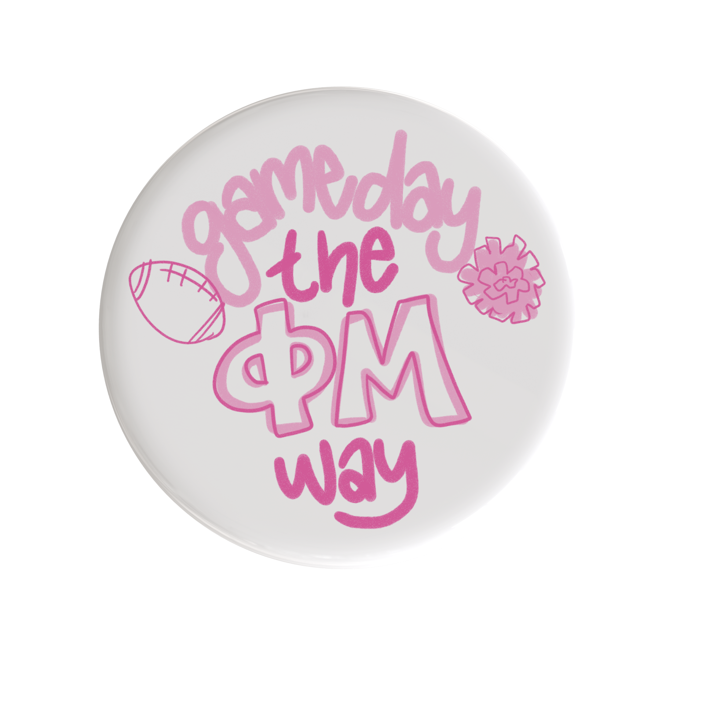 Phi Mu Gameday Way Button