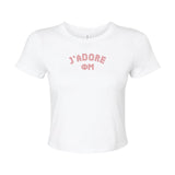 Phi Mu J'Adore Sorority Baby Tee