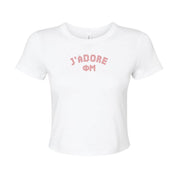 Phi Mu J'Adore Sorority Baby Tee