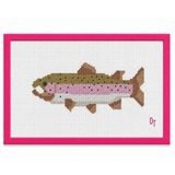 Rainbow Trout Needlepoint Canvas