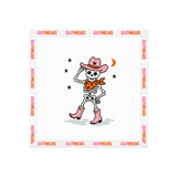 Howdy, Boo Cowgirl Skeleton Needlepoint Canvas