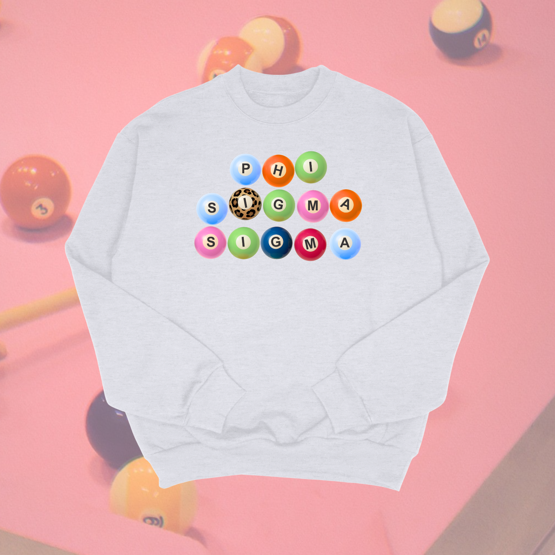 Phi Sigma Sigma On Cue Sorority Sweatshirt