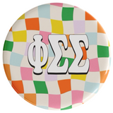 Phi Sigma Sigma Fast Times Sorority Button