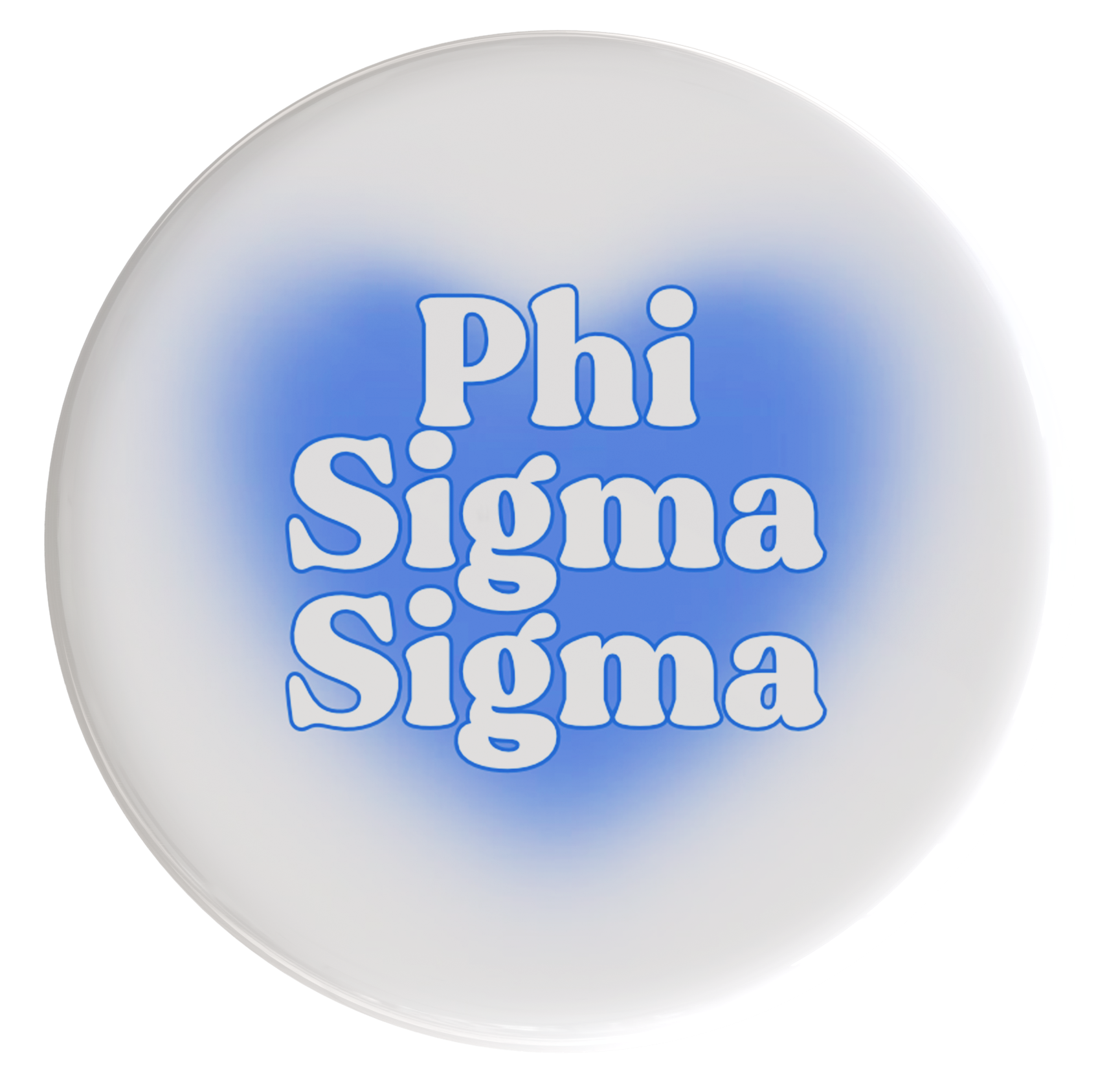 Phi Sigma Sigma Big Heart Sorority Button