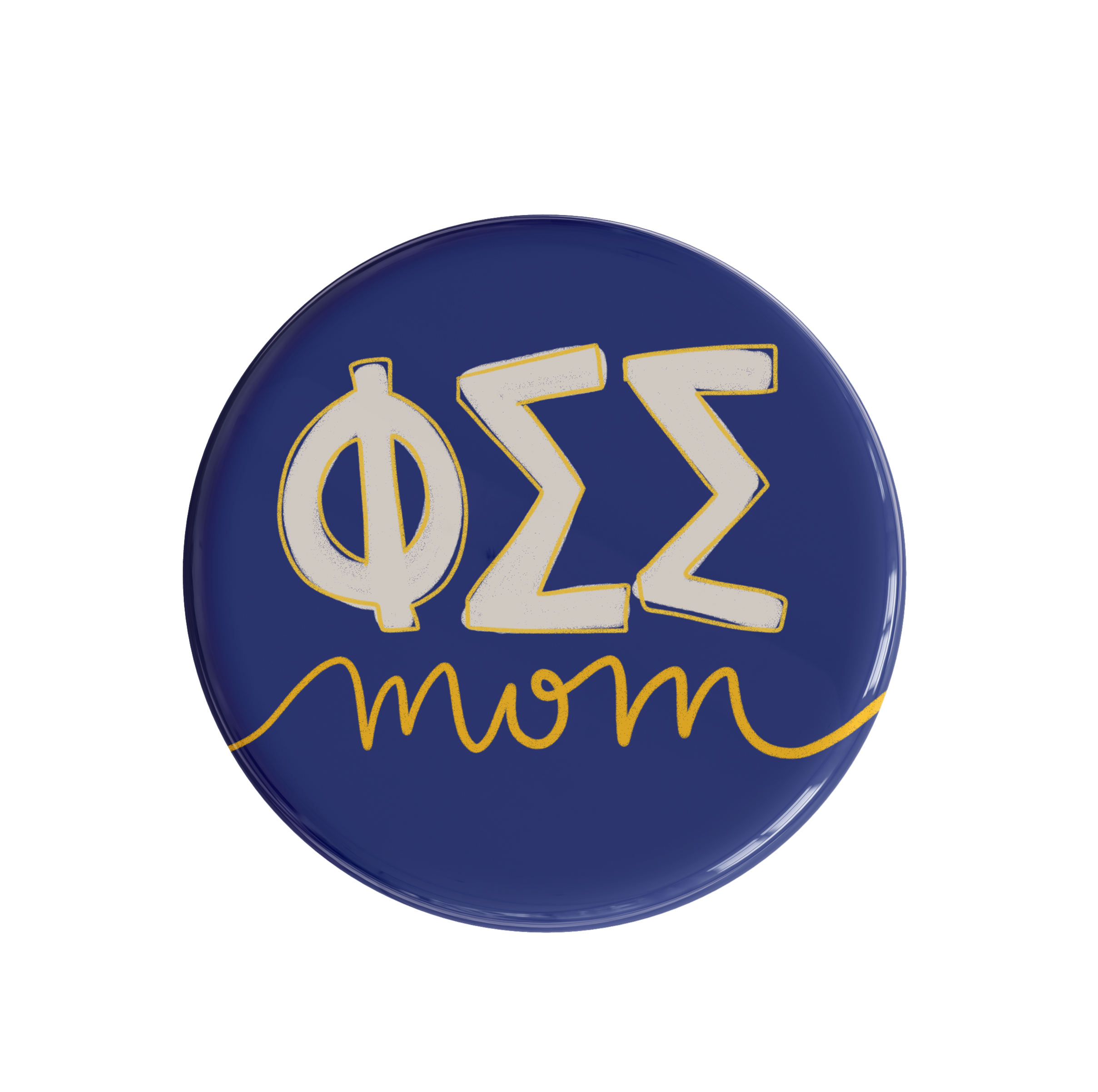 Classic Sorority Mom Gameday Button (Includes One)