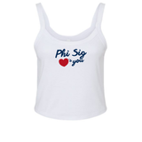 Phi Sigma Sigma Love Club Sorority Tank