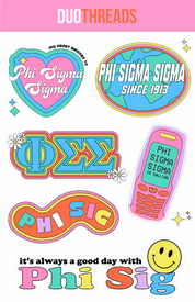 Sorority Y2K Sticker Sheet