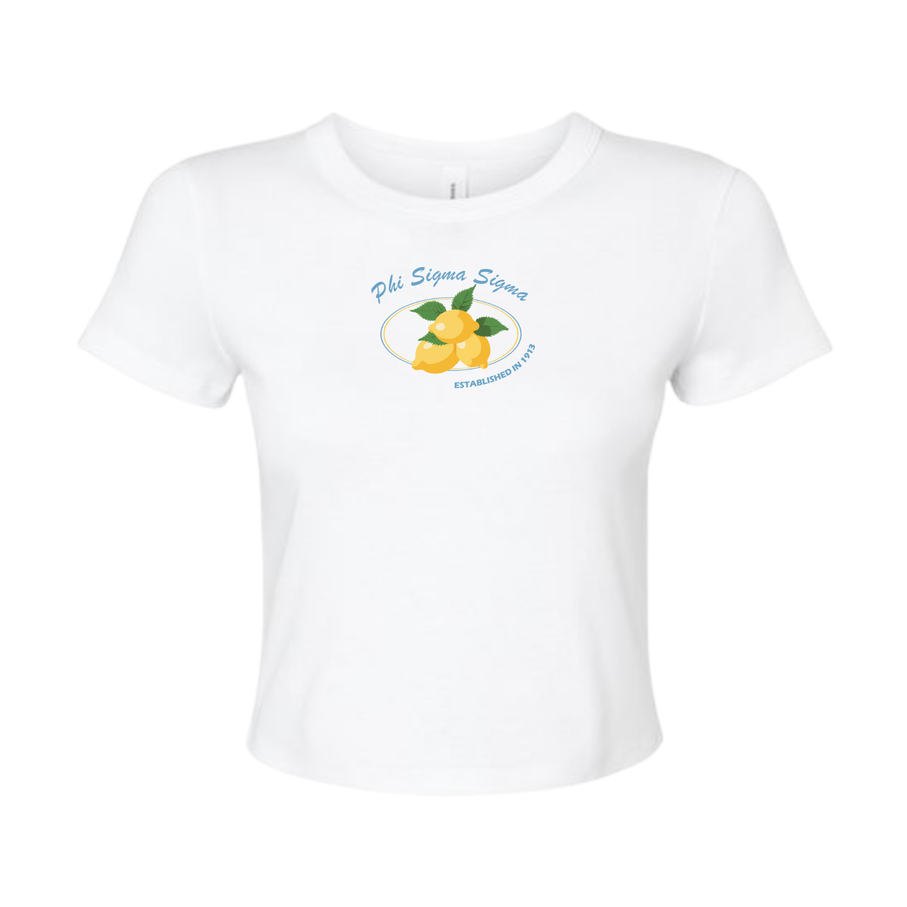 Phi Sigma Sigma Sorority Main Squeeze Baby Tee