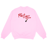 Phi Sigma Sigma Flirty Sorority Crewneck Sweatshirt