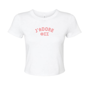 J'Adore Sorority Baby Tee