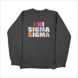Phi Sigma Sigma Scrapbook Sorority Sweatshirt