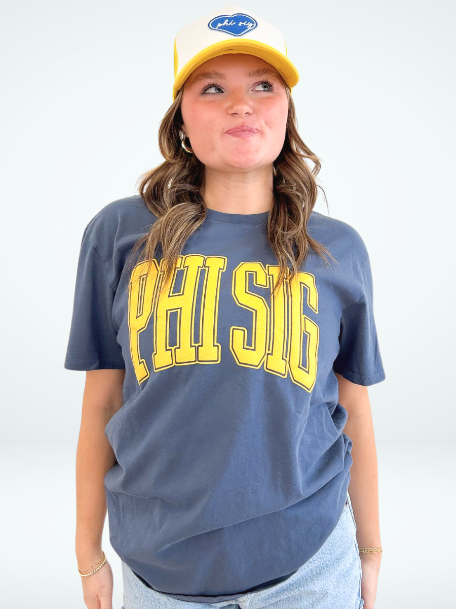 Phi Sigma Sigma Varsity Puff Sorority Tee