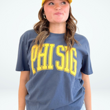 Phi Sigma Sigma Varsity Puff Sorority Tee