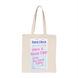 Phi Sigma Sigma Guest Check Sorority Tote