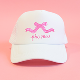 Phi Mu Coquette Trucker Hat