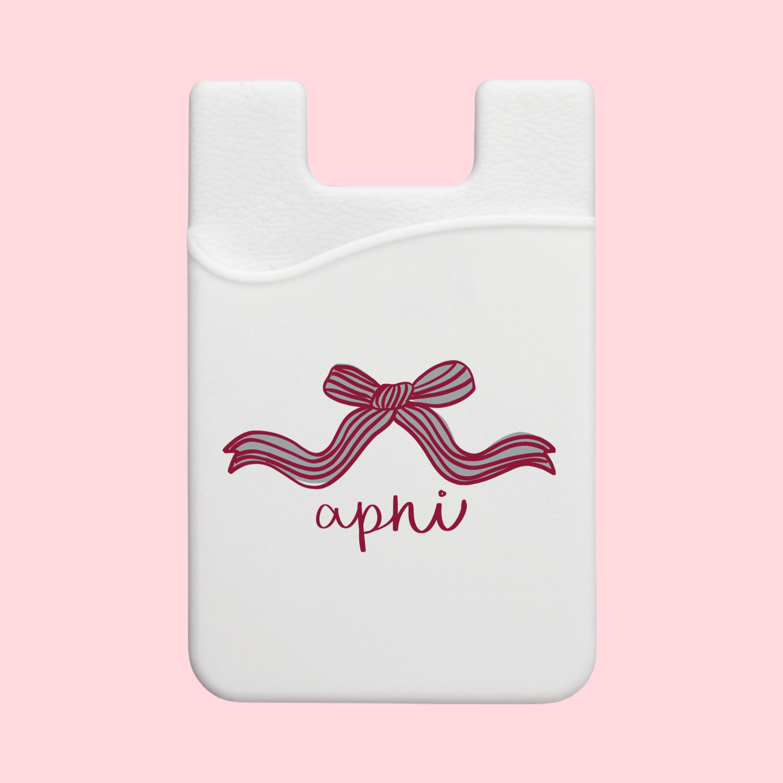 Alpha Phi Coquette Bow Phone Wallet