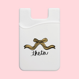 Kappa Alpha Theta Coquette Bow Phone Wallet