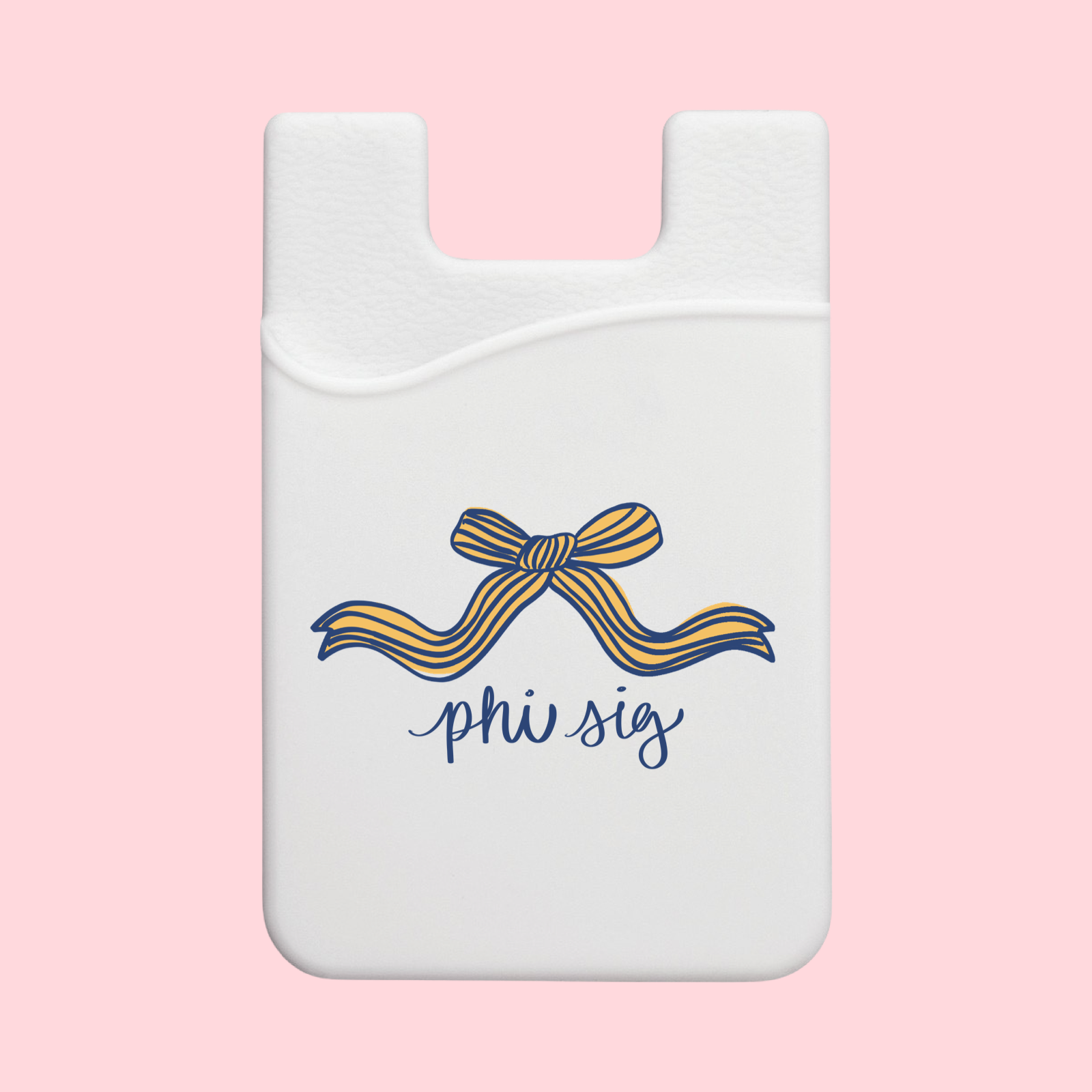 Phi Sigma Sigma Coquette Bow Phone Wallet