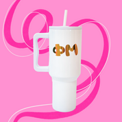 Phi Mu 40oz 24 Karat Tumbler