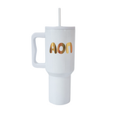 Alpha Omicron Pi 40oz 24 Karat Tumbler